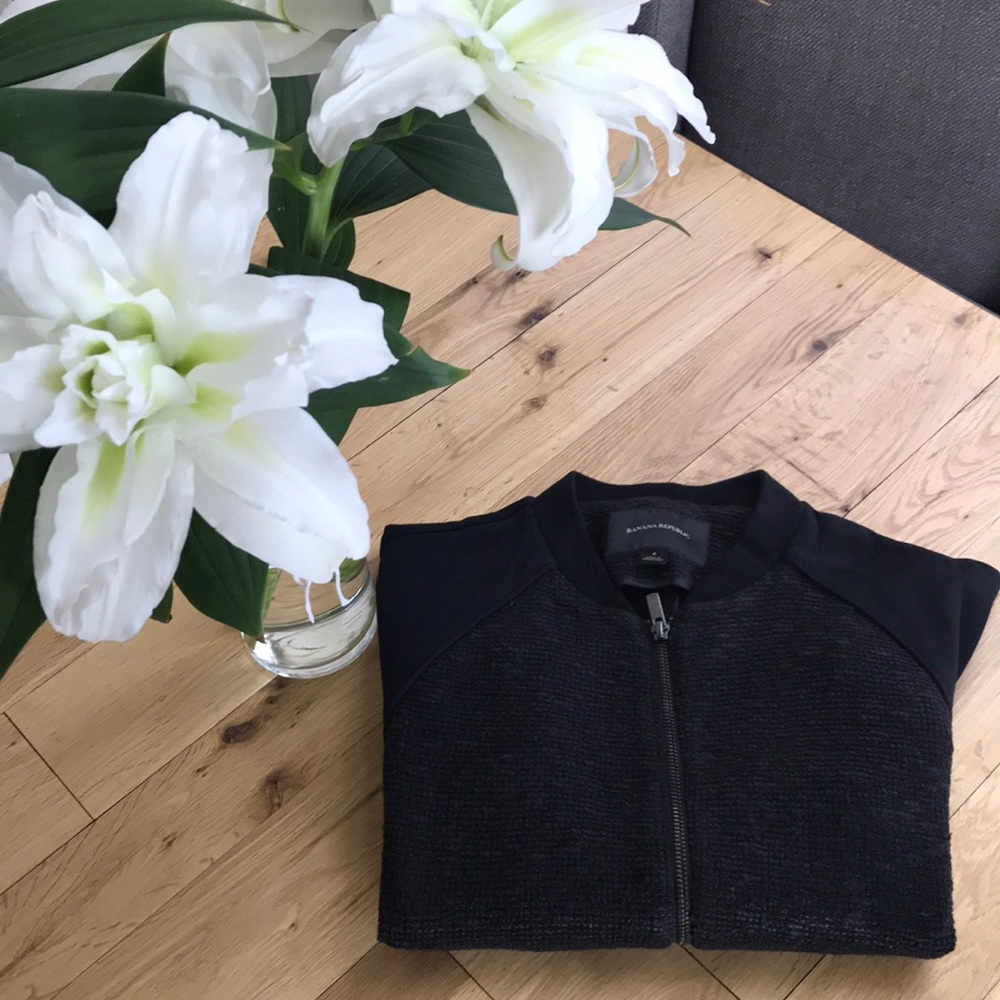Banana Republic Textured Bomber Jacket
